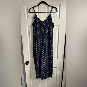 Athleta linen blue romper